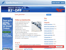 Tablet Screenshot of gedichtenweb.nl